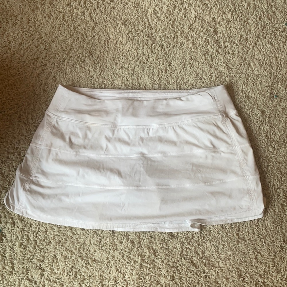 White Lululemon Tennis Skirt